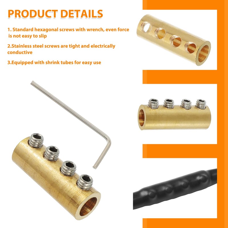 HUAREW 6 AWG 80A Splicing Wire Connector, 80A Splicing Quick