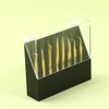 LIXIMMAZN Dust-proof Acrylic 8 Holes Tweezers Holder, Eyelash Extensions Supplies