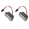 X AUTOHAUX 2pcs LED License Plate Light Lamp White Light