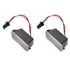 X AUTOHAUX 2pcs LED License Plate Light Lamp White Light for XJR Edge EcoSport