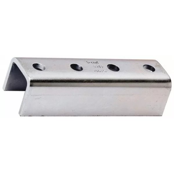 Cooper B-Line Zinc Plated Carbon Steel Clevis Splice Strut Fitting