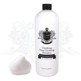 CMR Cosmetics Clarifying Deep Cleansing Shampoo - Refreshing Citrus Scent, Detoxifying, Prepares Hair for Color & Keratin Care - Suitable for All Hair Types