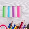 Operitacx Pack of 16 Rainbow Erasers Small Rectangular Block Erasers
