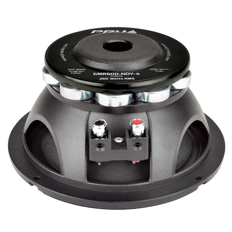 PRV Audio 1x PRV Audio 6MR500-NDY-4 Midrange Neodymium 6.5" Speaker