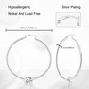 KISSPAT Large Hoop Earrings for Women, Hypoallergenic Gold Silver Twisted