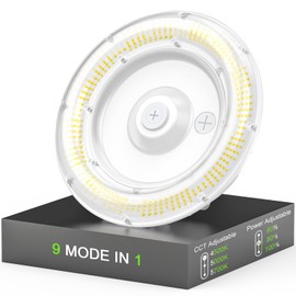 OPENLUX Canopy Lights LED 80W 64W 48W Tunable 4500K 5000K 5700K Selectable with Photocell ETL Listed Round LED Canopy Light Outdoor IP65 Ideal for Garage Carport Gas Station Underpass