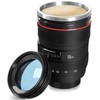 Camera Lens Coffee Cups Stainless Steel Insert 350 ml