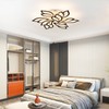 Garwarm LED Ceiling Light, Dimmable Modern Flower Shape Flush Mount