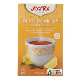 YOGI TEAS - AYURVEDIC Organic Detox with Lemon 17bags (PACK OF 1)