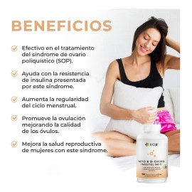 Bio B Myo & D-chiro Inositol Ratio Ideal 40:1 | 120 Cáps Sabor Sin sabor