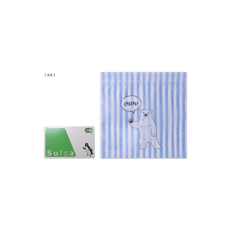 Indigo PP376 Wrapping Zipper Bag, S, Loose, Light Blue, Pack