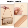 PH PandaHall 20.3 Inch Browner Leather Bag Strap Short Purse