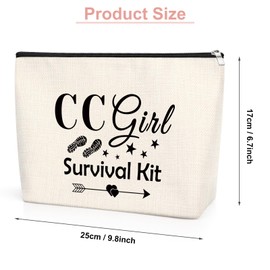 Cross Country Running Gift for Runners Makeup Bag Running Lover Gift for Women Friend Sister Daughter Inspirational Gift for Runners Sport Lovers Running Gifts for Her Girl Travel Makeup Bag
