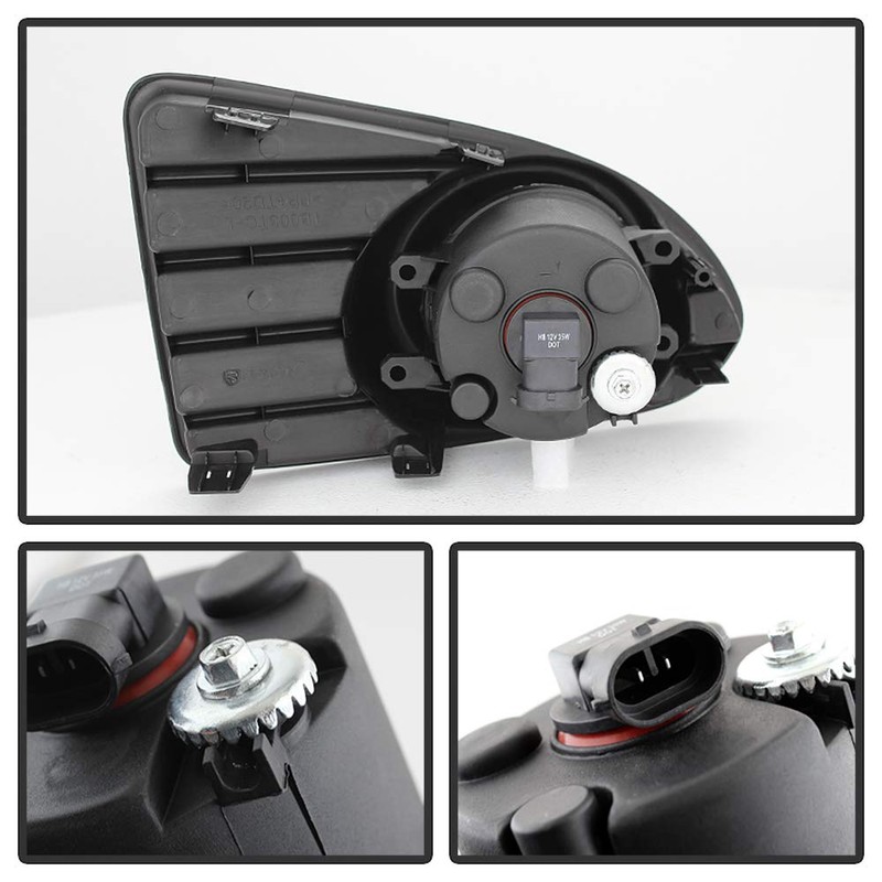 ACANII - For 2012-2015 Scion iQ Hatchback (Glass Lens) Bumper
