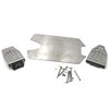Steel Chassis Armor Front Rear Protector Skid Plate for Arrma