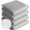 4 Pack Incontinence Bed Pads,18x24 inches Washable Pee Pads for
