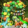 HJINGY Dinosaur Birthday Decorations, Dinosaur Party Decorations for Kids, Dinosaur
