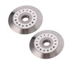 2Pcs Fiber Cleaver Blade Tungsten Carbide 20mm 16 Sides Cutting