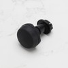 Be In Your Mind 2 Pcs Black Rubber Bonnet Stopper