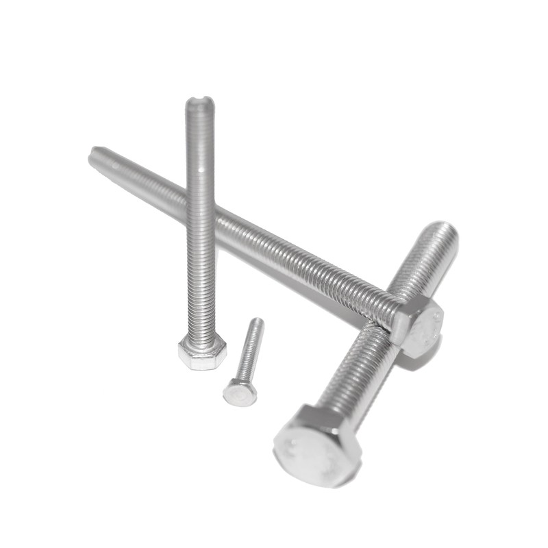 Hexagon Screws M5X12 Pack of 4 DIN 933 A2 Stainless