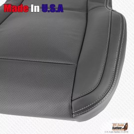 US Auto Nation 832-790-4949 2017 - 2022 Ford F250 F350 Lariat Driver Bottom Perforated Leather Cover Black