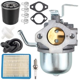 Carbhub 0A4600 C126231 Generator Carburetor for Nikki A4600 Carburetor Generac GN410 GN360 GH360 A4600 C126231 091187 091187A 000935-3 410HS with Oil Filter 070185B 070185BS 070185D Height 75MM