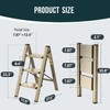 WOA WOA Step Ladder, 3 Step Foldable Step Stool with