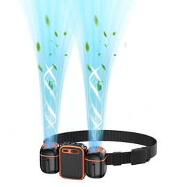 Dogean 2025 Portable Waist Fan with Dual Small Fans for 10 times Strong Wind & Wide Cooling Area 10000mAh Battery Over 30H Working Time Hands-Free Fan with Belt for Outdoor, Sports, Travel(223ABlack）