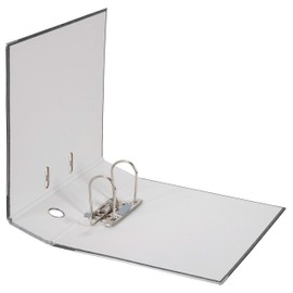 Original Falken Recycled Folder Cloud Marble Made in Germany. Lever Arch File Ring Binder DIN A4 8 cm wide Made in Germany Blue Angel, grey