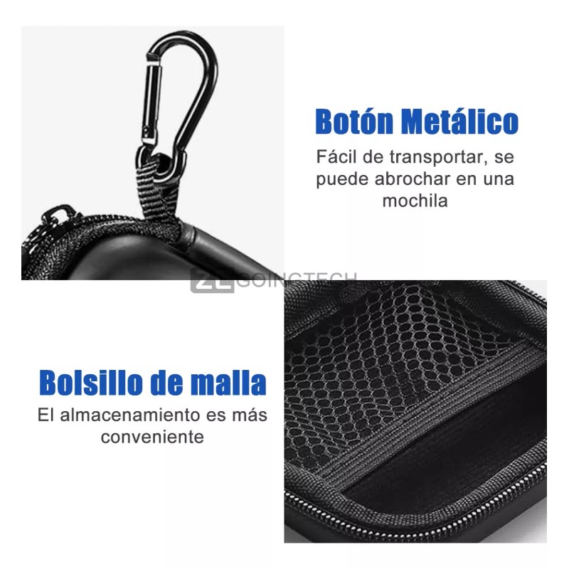 Zcgoingtech Funda Case Organizador Para AirPods Cargador Cable Audifonos