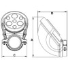 Morris Products Aluminum Service Entrance Cap – Clamp On Caps