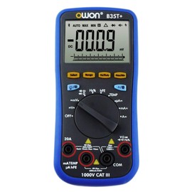 OWON B35T Plus Multimeter with True RMS Measurement, Bluetooth BLE 4.0 (Android and iOS) and Offline Data Recording Function