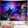 Simpkeely Colorful Clouds Tapestry, Blacklight Sky Universe Nature Abstract Surrealism
