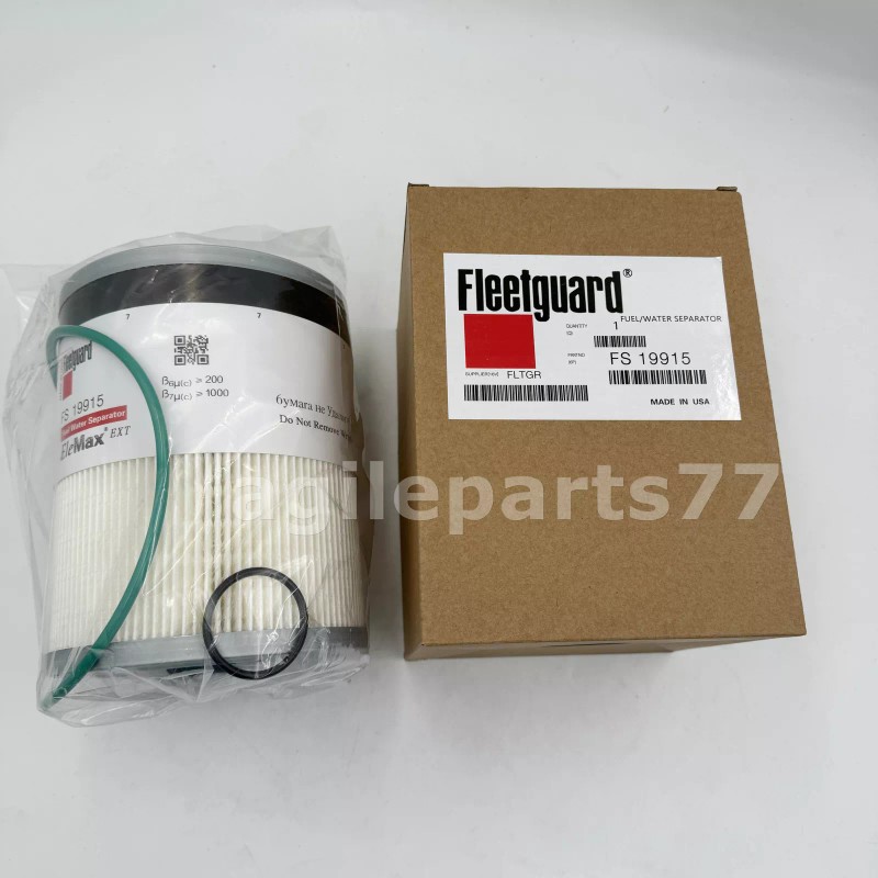 Fleetguard 6PCS Fleetguard FS19915 L9915F Fuel Filter Cummins with Water