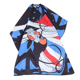 BIUDECO Professional Hair Cutting Cape Salon Apron for Men Women Static Hairdressing Cloak for Home Use Hair Dye Perming Black-