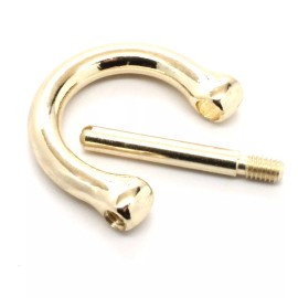 Stecksstore D-Ring Strong Screw-in 3/4" Brass Plate DR12-01