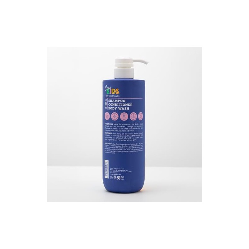 Cocomagic Watermelon 3-in-1 Shampoo, Conditioner & Body Wash – Gentle