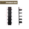 Homaterial 5 Tier Shelves for Wall, Vertical Column Wall Decor