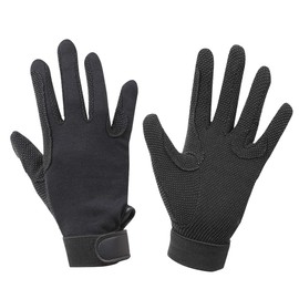 JODHPURS Cotton Gloves Unisex Black M JO-GR-1626
