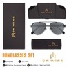 ON WING Classic Aviator Polarized UV400 Sunglass for Men Women