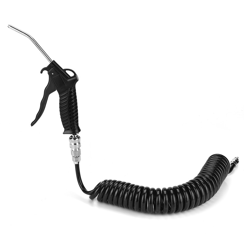 Black Air Duster Gun Pneumatic Wind Blowing Kit Set with
