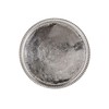 Oriental Round Brass Tray Silver-Plated Mahra, Moroccan Tea Tray in