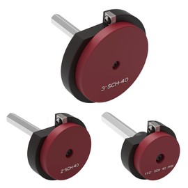 3Pcs PVC Pipe Reamer Kit Compatible with 1-1/2inch,2inch, 3inch PVC Pipe. PVC Fitting Saver for Water Lines, Drain Lines, and Vent Lines - Plumbing Tool for Pipe Cutting - Clean Ream Extreme