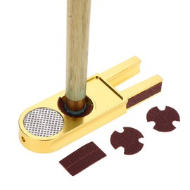 MAGT Billiard Cue Tip Trimmer, 3 in 1 Multifunctional Snooker Billiard Cue Tips Trimmer Shaper Tapper Repair Tools Accessories