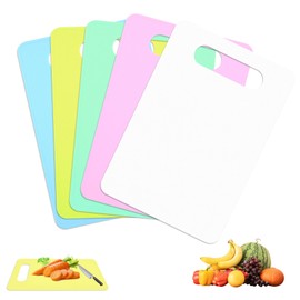 milaosk 5 Pack Small Chopping Board,Mini Coloured Chopping Boards Set Cutting Board for Kitchens BPA-Free 29 x 19cm