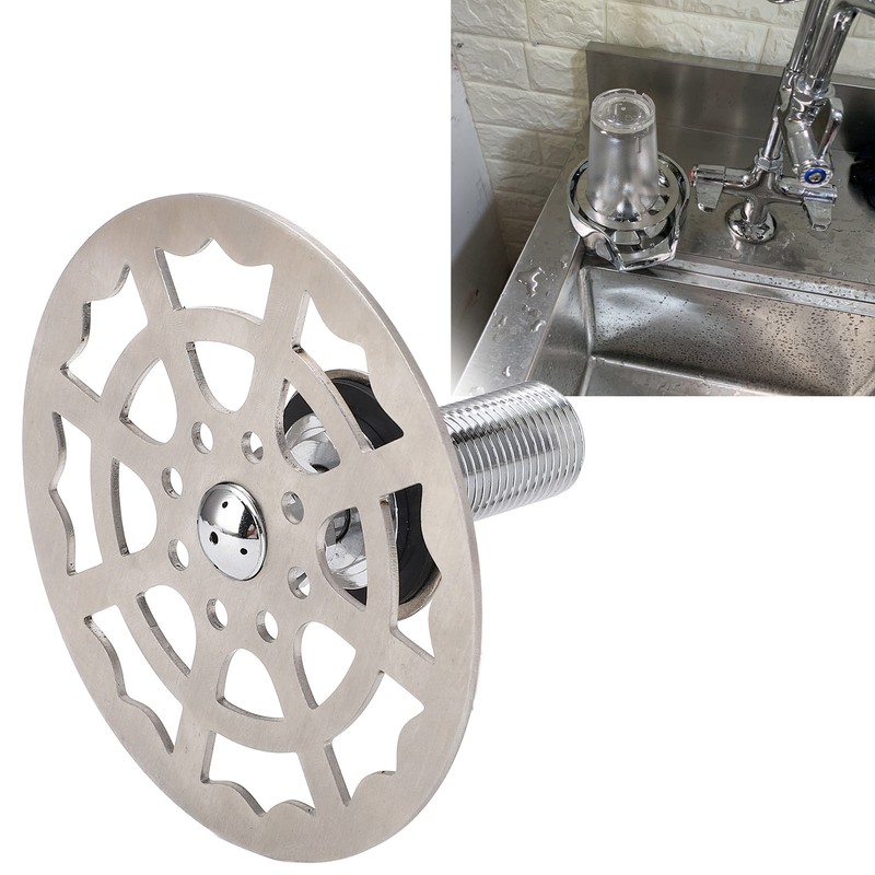 Bar Glass Rinser Faucet Head Stainless Steel Automatic Cup Washer