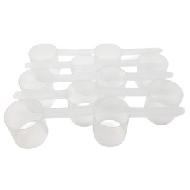 Supplement and Supply 70 mL (2.37 Oz. | 4.73 Tablespoon) Long Handle Scoop for Measuring Coffee, Pet Food, Grains, Protein, Spices and Other Dry Goods (Pack of 10)