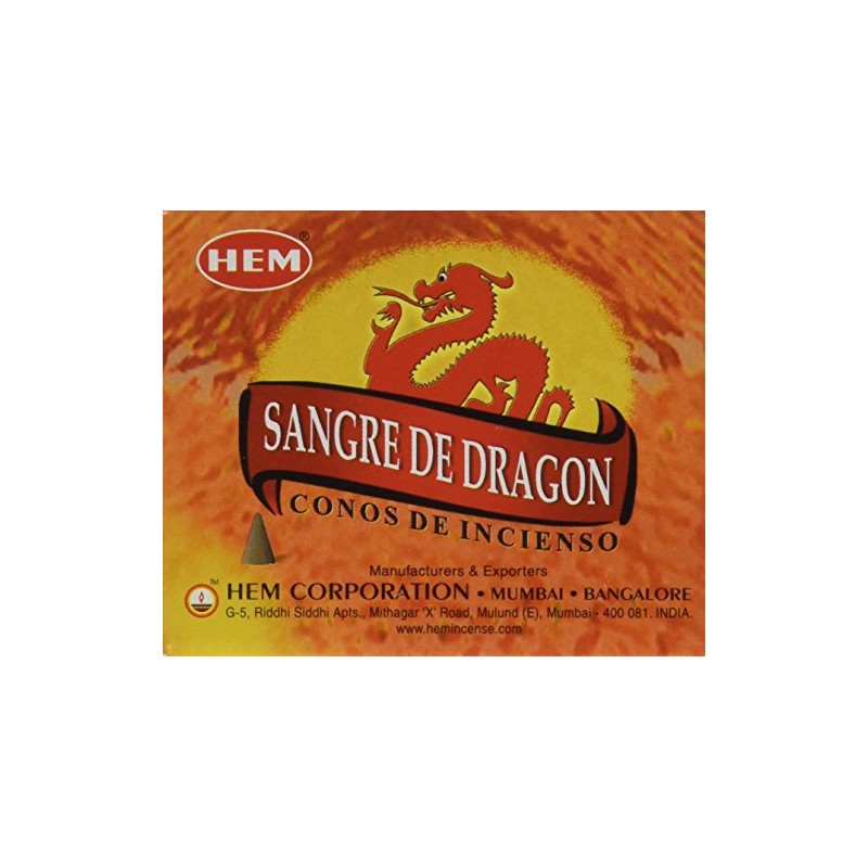 Hem Dragon’s Blood Incense Cones – Case of 12 Boxes