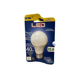 LED Light Bulbs 40W Equivalent – A19, E26 Base, Soft White 3000K – Dimmable, Energy Efficient, Long-Lasting – Ideal for Home Lighting, Lamps & Candle Warmers – 6 Pack