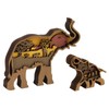 Elephant Statue Boxwood Mechanical Engraving Safe Durable Exquisite Details Elephant